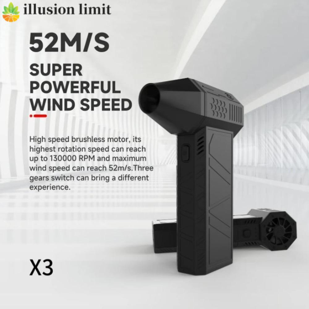 ILLUSION LIMIT Bạo lực Mini Turbo Jet Fan Điện tử Làm sạch thịt nướng Thiết bị khung gầm