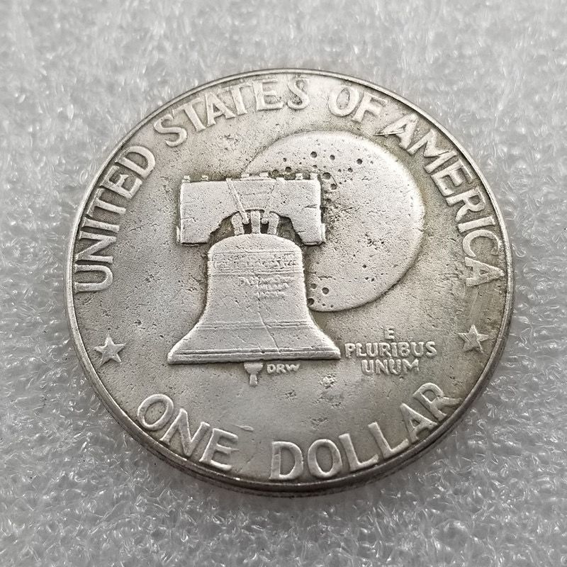 Boutique Bộ sưu tập Khuyến nghị 38mm 1776-1976 Beauty Axe Wanderer Skeleton Coin Morgan Coin Đồng xu