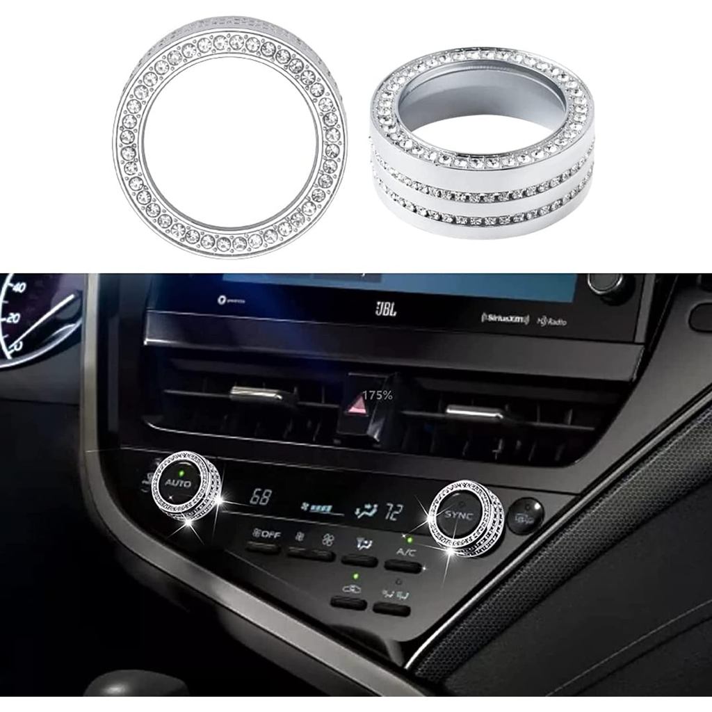 Cho Camry 2023 2022 2021 Phụ Kiện Nắp Nút AC Viền Tương Thích Với Phụ Kiện Toyota Camry 2023 2022 20