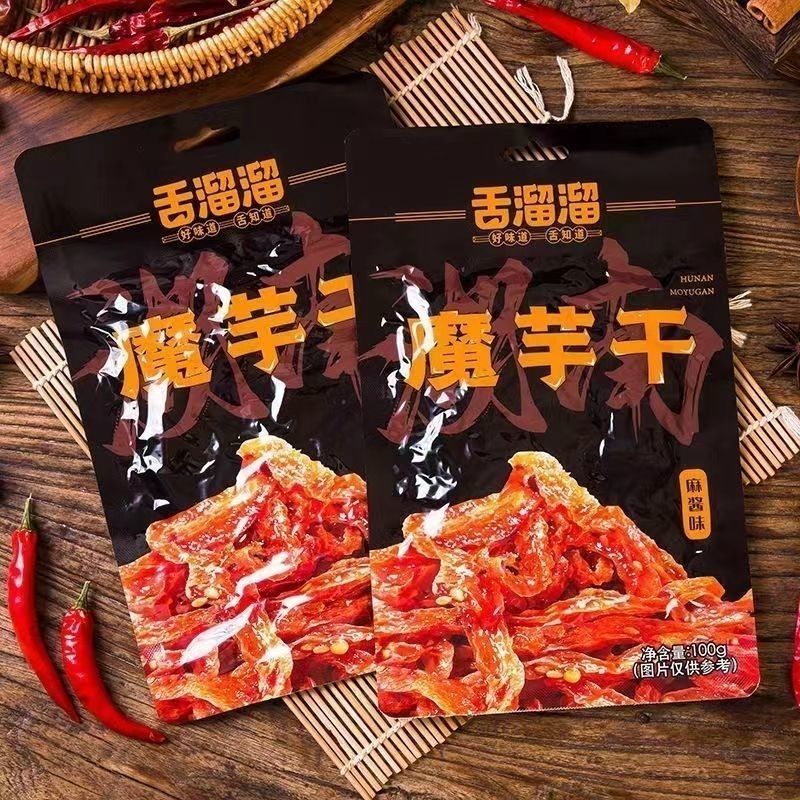 Lưỡi Yoyo Khô Konjac Hồ Nam Đặc Biệt Cay Khô Konjac Cay Konjac Cay Mát Văn Phòng Glutton Giảm Nhẹ Nh