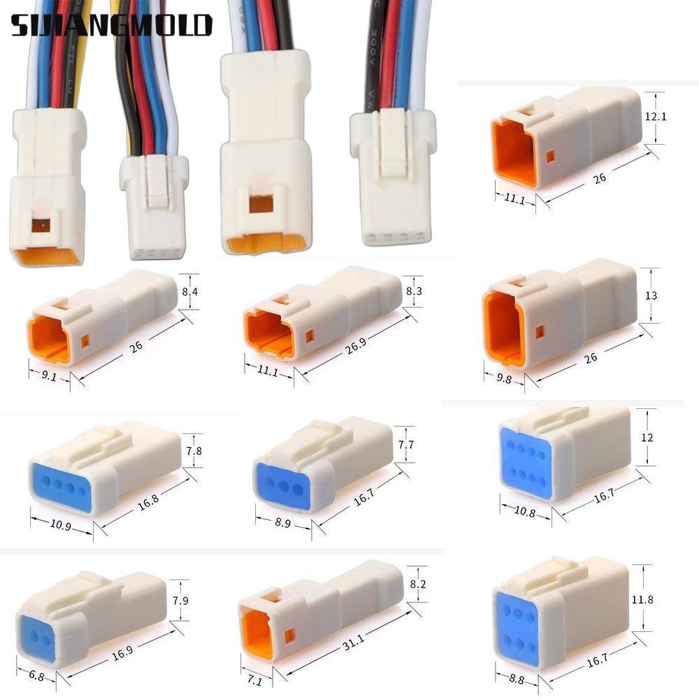 Đầu nối cáp chống nước ô tô SIJIANGMOLD, 2 3 4 6 8 pin JWPF-VSLE-S JST JWPF Nam Nữ Mông Cắm, 03R-JWP