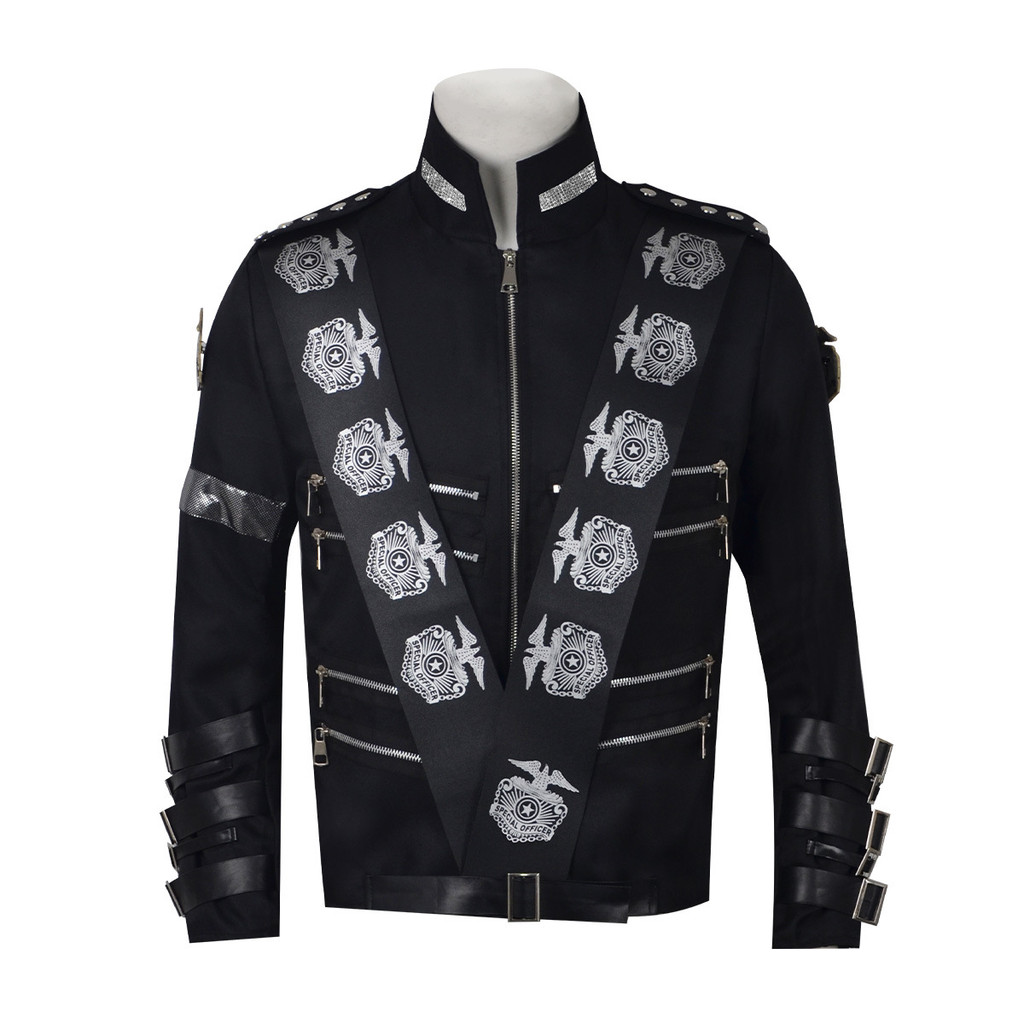 Mới Halloween MJ Michael Jackson Áo Khoác Cosplay Trang Phục Michael Buổi Hòa Nhạc Sân Khấu Cosplay 
