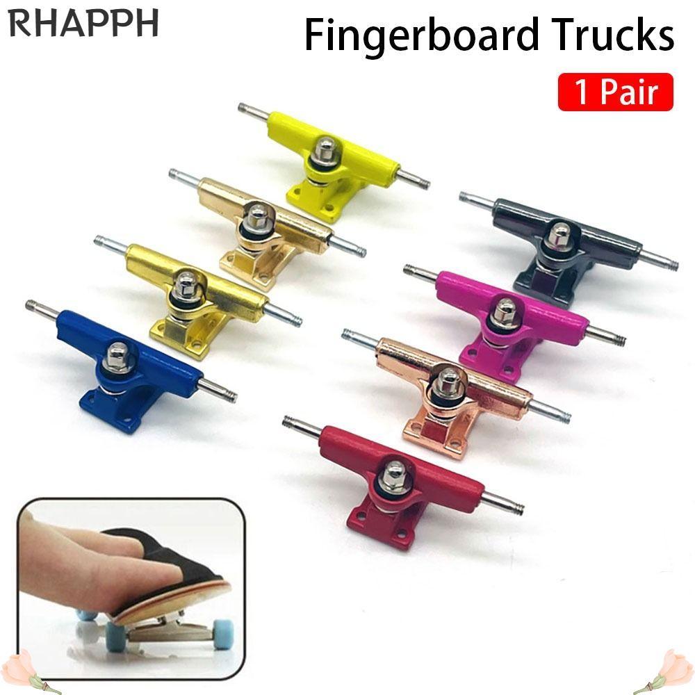 RHAPPH 1 Cặp Giá đỡ sàn chịu lực, với các loại hạt Đồ chơi sở thích Bộ sưu tập Fingerboard Truck, Bộ
