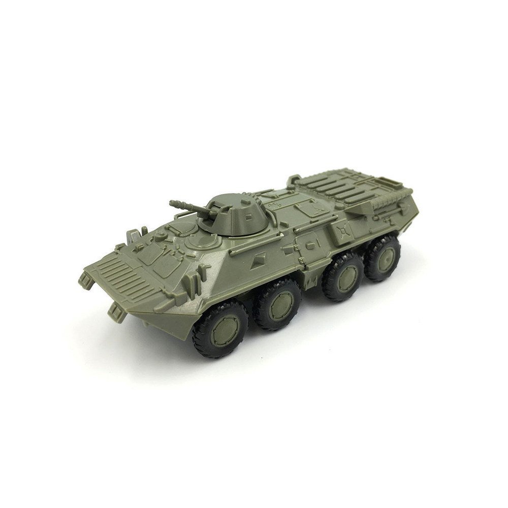 BTR80 Xe Tăng Vận Chuyển 1: 72 Xe Tăng Quân Sự 4d Lắp Ráp Đồ Chơi Mô Hình 1 / 72 Nga OZZQ