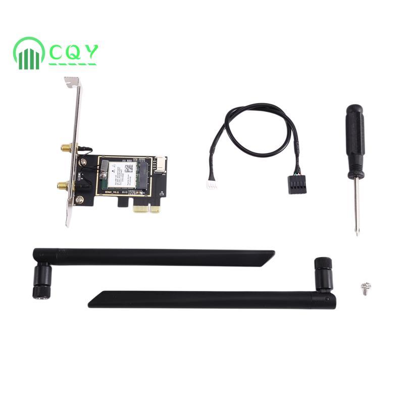 Thẻ chuyển đổi WiFi AC900 PCI-E WiFi6 900Mbps 2.4G / 5G Bluetooth5.4 Thẻ mạng không dây + Ăng-ten 8d