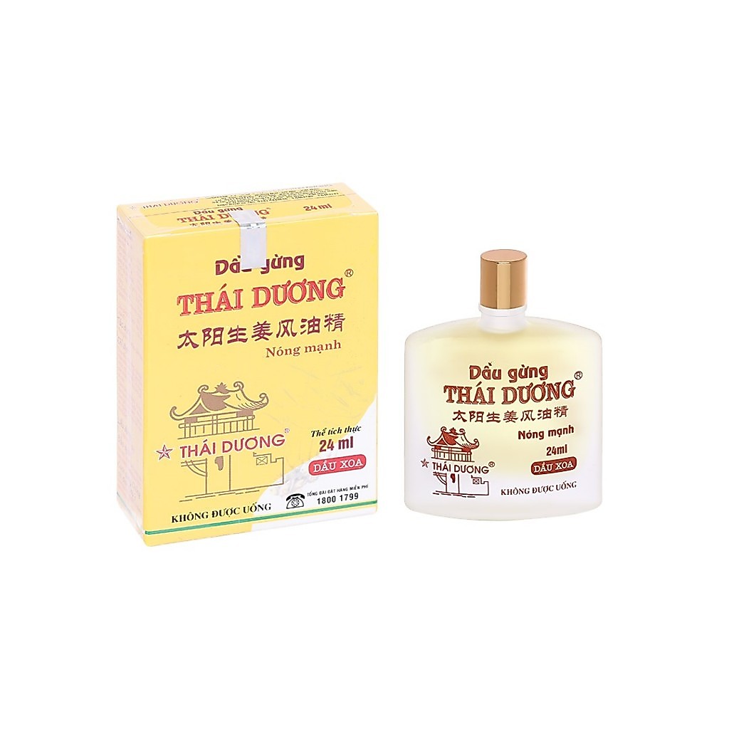 Dầu gừng Thái Dương chai 24ml
