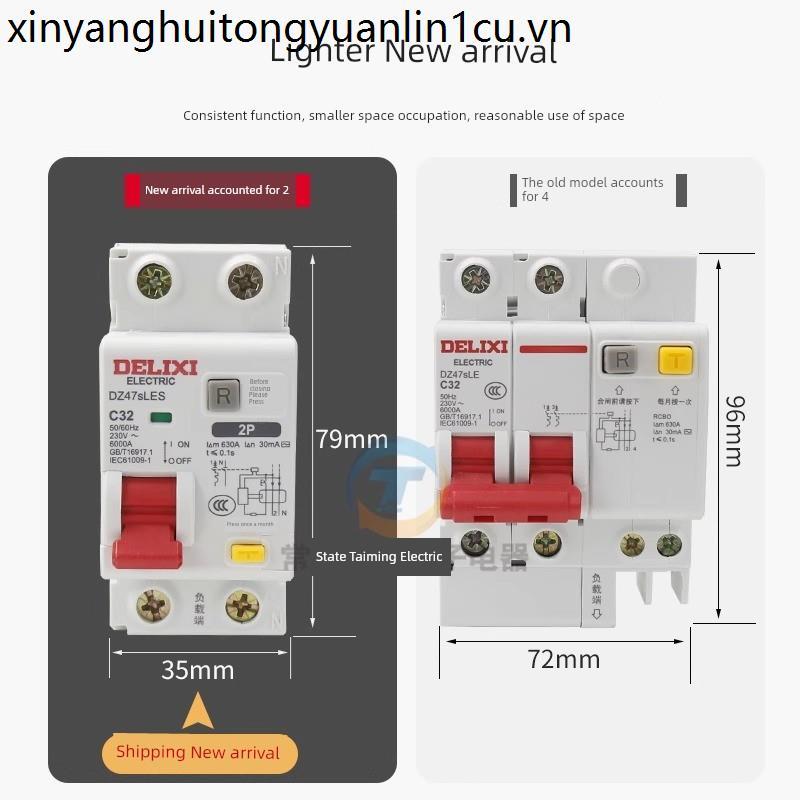Bảo vệ rò rỉ Delisi DZ47SLES 3P + N