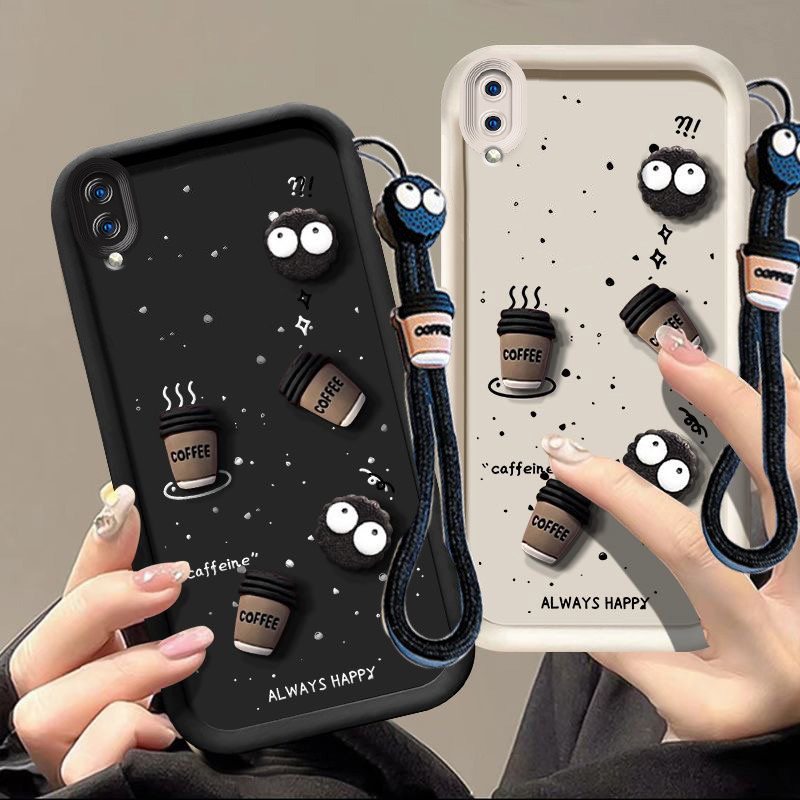 Ốp lưng vivo y91c vivo y1s Ốp lưng 3D Cup Design Vỏ điện thoại di động TPU bền