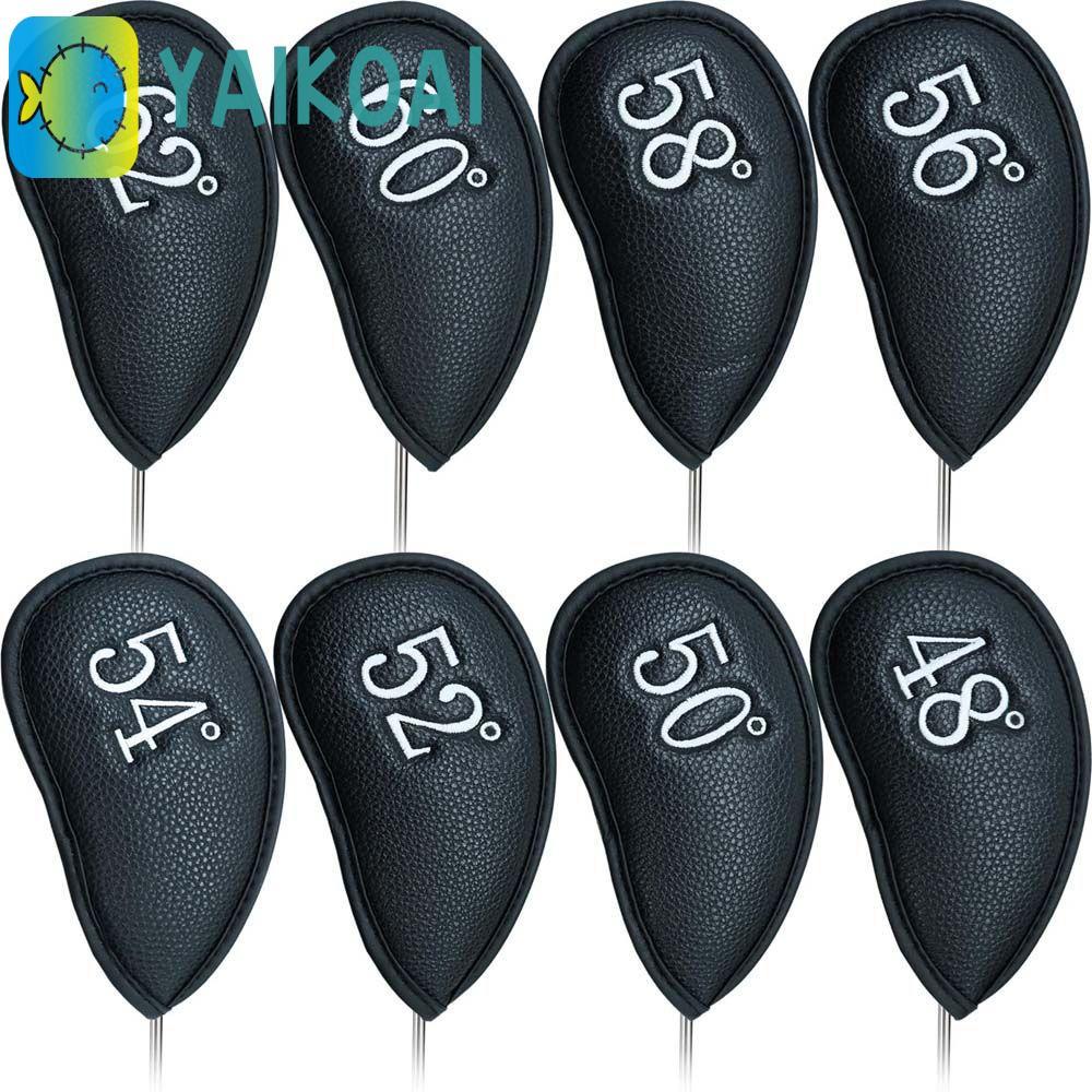 GLENES Golf Iron Headcover Iron pole Cover Bền 8 Chiếc Vỏ Bảo Vệ Golf Iron Covers Set Vỏ Bảo Vệ Golf