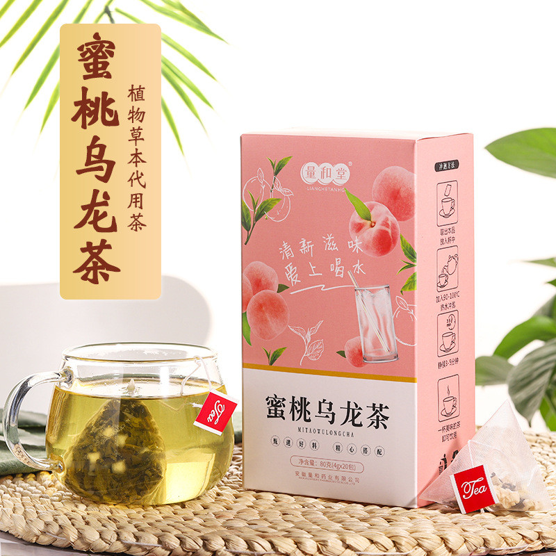 Trà Oolong Đào Osmanthus Trà Đen Trái Cây Luzhou Sức Khỏe Hoa Trà Túi Xuất xứ OEM Hàng Lớn20260708