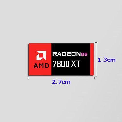 amd9070New laptop decorative stickers for mobile phones7900Computer radeon7800Label10y Decorative st