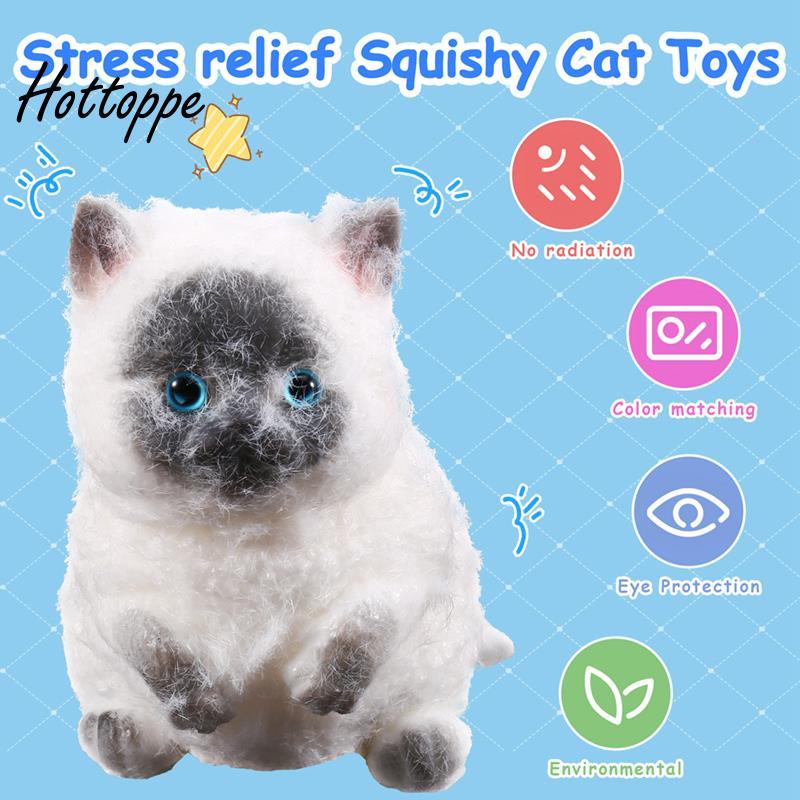 Đồ chơi mèo Squishy nhỏ Giảm căng thẳng Đồ chơi Squishy Mèo ngộ nghĩnh Đồ chơi Squishy Mèo dễ thương
