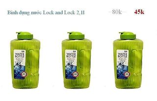 COMBO 3 CHIẾC Bình nước Lock&Lock 2,1L