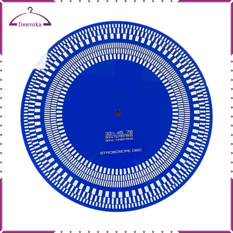 Bàn Xoay Tachometer Nhấp Nháy Đĩa 33-1 / 3 45 78 RPM Độ Bền Strobscope Thảm Trắng