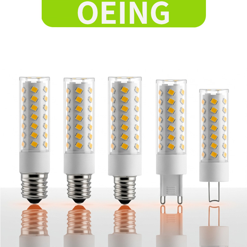 Bóng đèn LED OEING G4 GY6.35 G9 E12 E14 E17 220V 110V 12V 10W Ánh sáng trắng 6000K Ánh sáng ấm 3000K