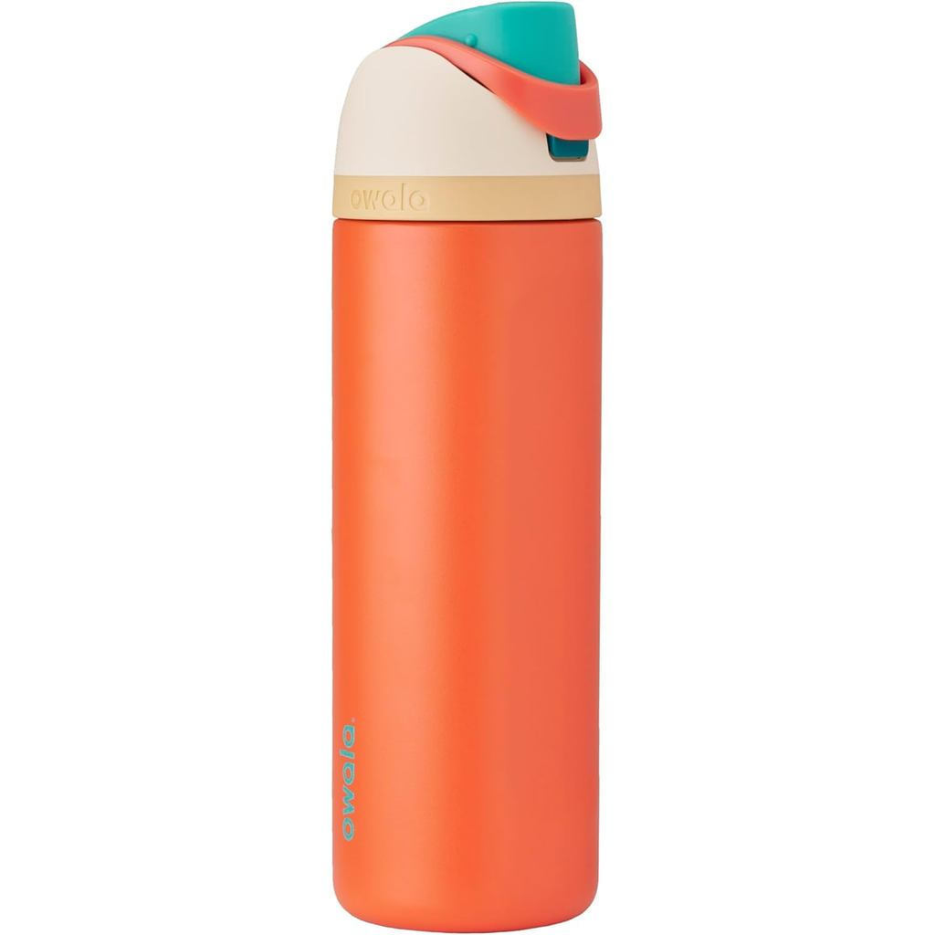 Owala Disney Princess Series Straw-Free Insulated Stainless Steel Water Bottle Suitable for Sports a