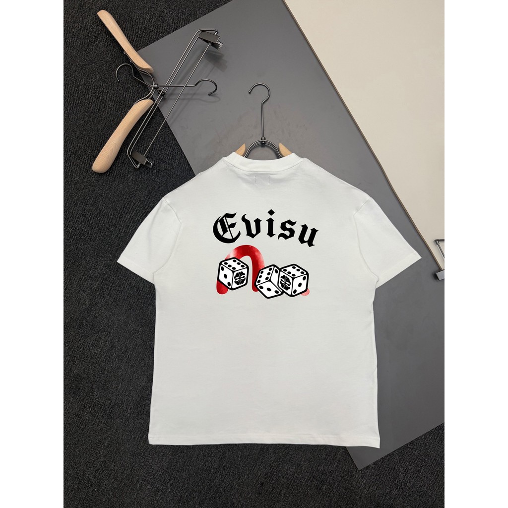 Áo thun Evisu / Áo thun Evisu in hình ngắn tay nam nữ Áo thun cao cấp Áo thun ngắn tay Top Hip-Hop C