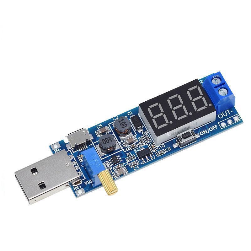 * * Mô-đun điều chỉnh nguồn tăng áp USB DC-DC 5V đến 3.3V 9V 12V 24V Mô-đun nguồn máy tính để bàn DC