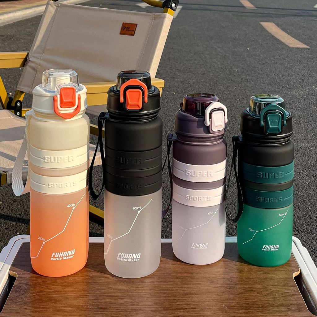 Preferred#Premium silicone frosted plastic water cup, new direct-drink space cup, sports and fitness