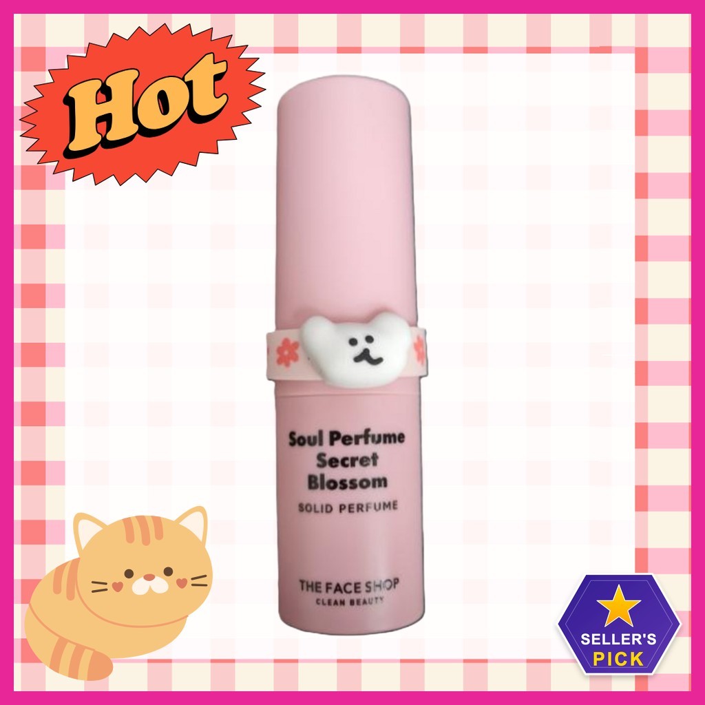 [the face shop] Nước hoa Soul Secret Blossom Solid Perfume, 7g, 1pc / Nước hoa nguyên khối Hàn Quốc 