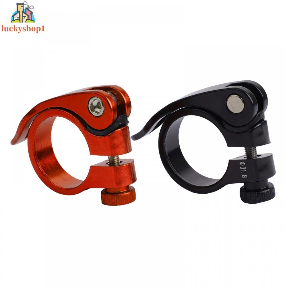 【HÀNG CÓ SẴN】Anodized Aluminum Bike Seat Pipe Clamp Quick Release Design (31 8mm 34 9mm)-BIG SALE