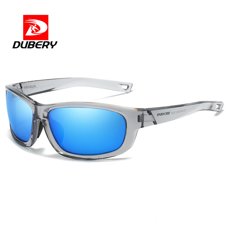 DUBERY Phong Cách Mới Mạ Phân Cực Kính Mát Phim Thật Kính Mát Lái Xe Thể Thao Kính D227