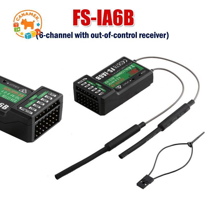 CANAMEK FS-iA6B Đầu thu PPM với mô hình giao diện IBus Bộ thu điều khiển từ xa máy bay cho máy phát 