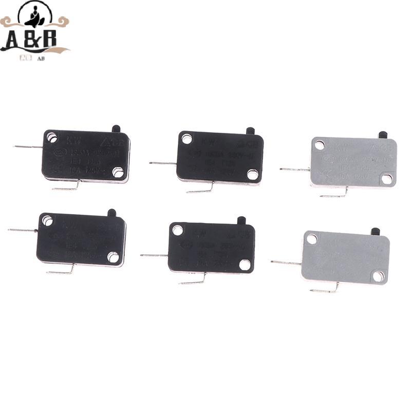 [A & B] 2 chiếc KW16 (5) Cửa lò vi sóng 250VAC Micro thường mở thường đóng cửa công tắc {vn}