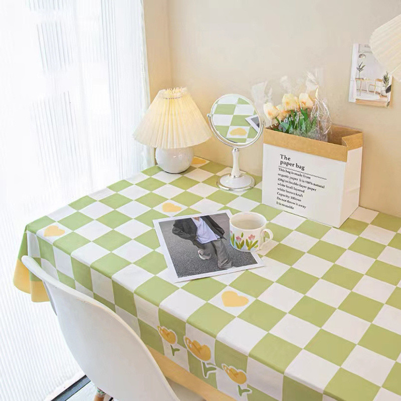 Ins-style tablecloth, Japanese-style fresh and simple, suitable for student dormitory desks, writing