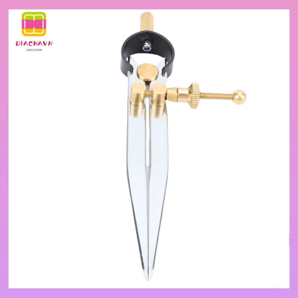 DIACHAVN Wing Divider Caliper, Flat Leg Shape Carbon Spring Divider Caliper, Đồng thau có thể điều c