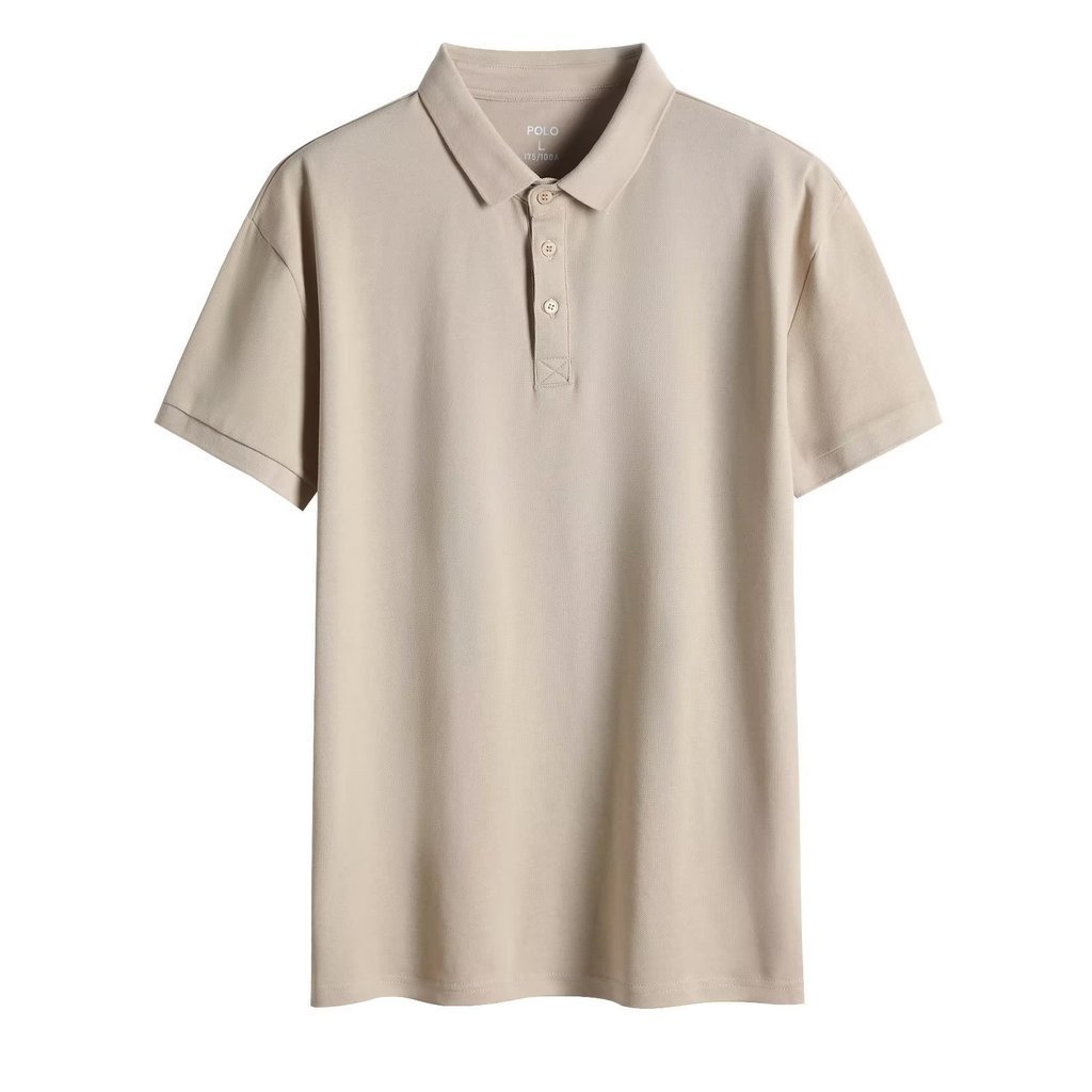 Áo Polo Mùa Hè Phổ Biến Nam Công Sở Thường Ngày Ve Áo Ice Silk Áo Thun Air Thoáng Khí Nhanh Khô Co G