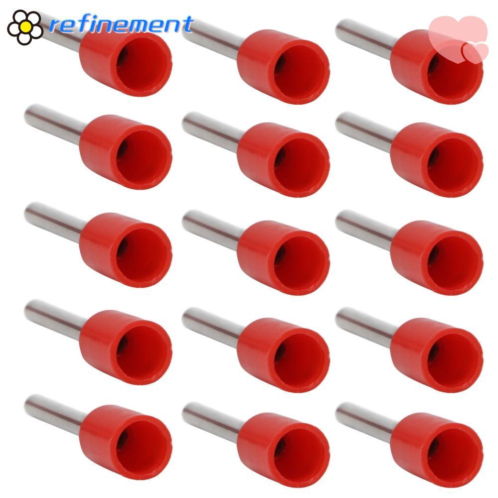 REFINEMENT 1000 Chiếc Thiết Bị Đầu Cuối Ferrules Cách Nhiệt, Chất Liệu Đồng Cho AWG22 (0.5mm2) Bộ Đầ
