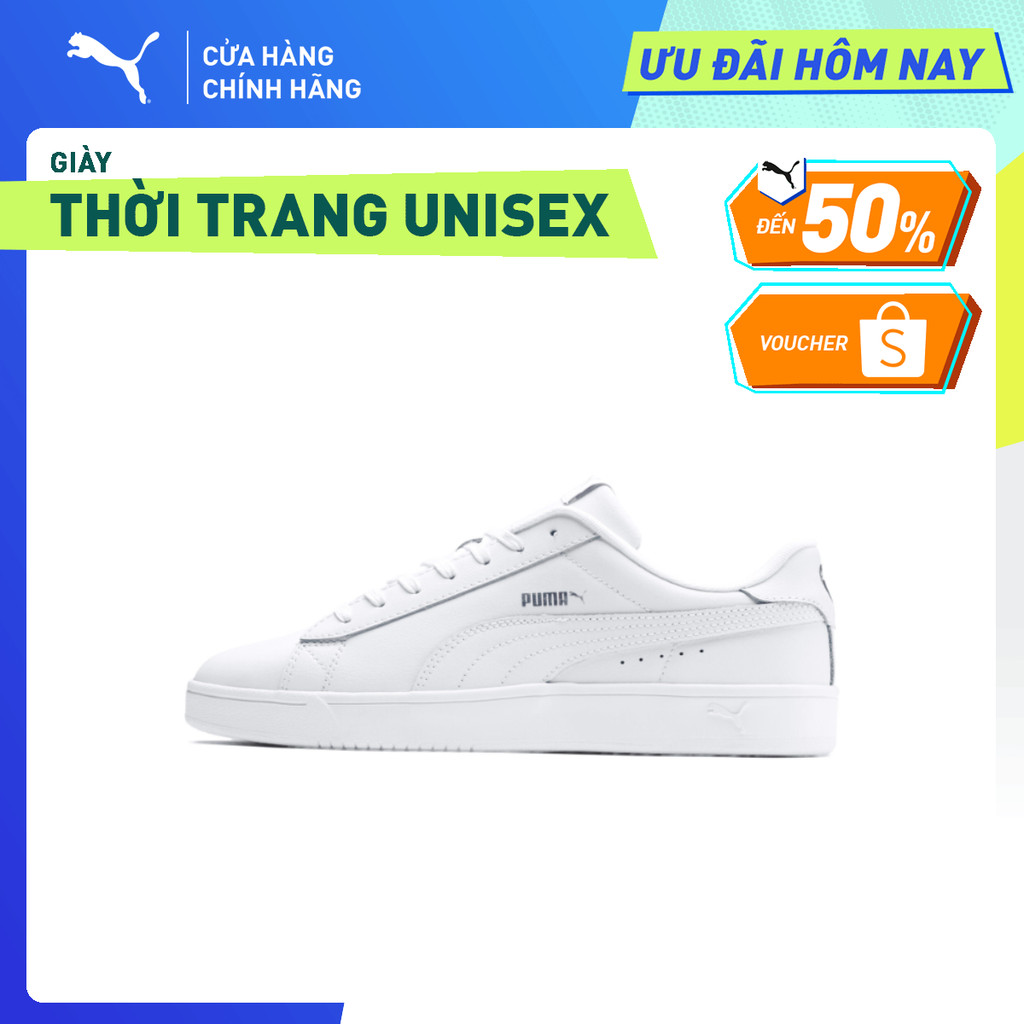 Giày thời trang PUMA Unisex Court Breaker Derby Màu Trắng