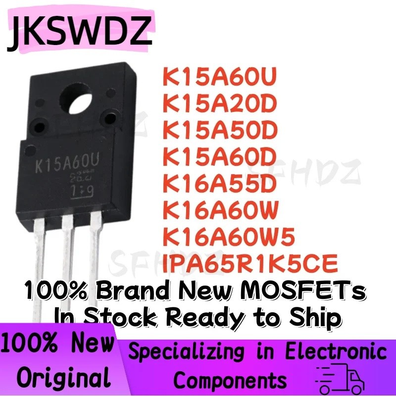 5 Chiếc K15A60U K15A20D K15A50D K15A60D K16A55D K16A60W K16A60W5 IPA65R1K5CE TK15A60U TK15A20D TK15A