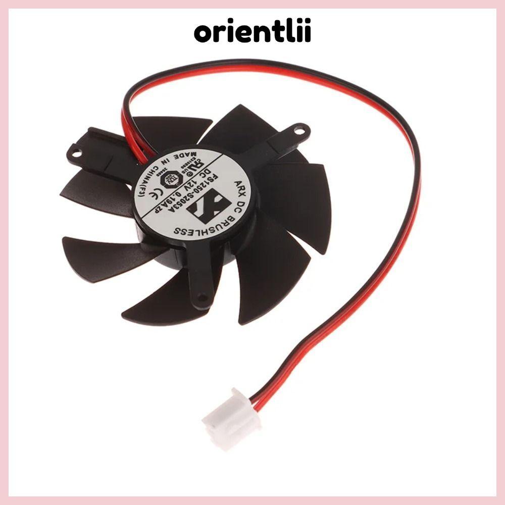 Quạt làm mát card đồ họa ORIENTLIIY, Quạt card đồ họa 12V 0.22A, Chất lượng cao 47MM FD5010U12S 39 *