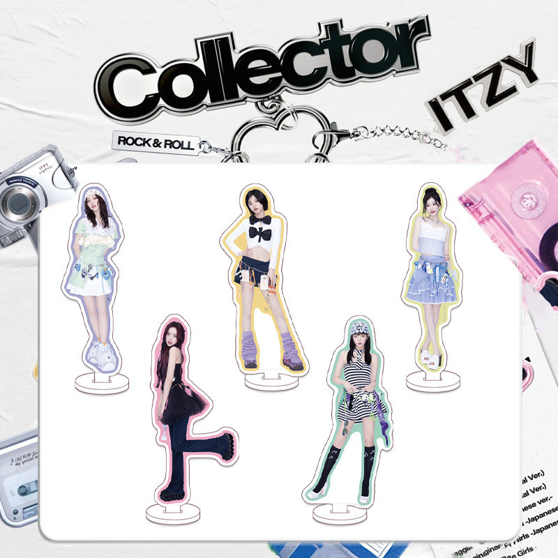 ITZY < Collector > Thẻ đứng hình người cùng phong cách Huang Lizhi Shen Youna Hàng hóa trang trí máy
