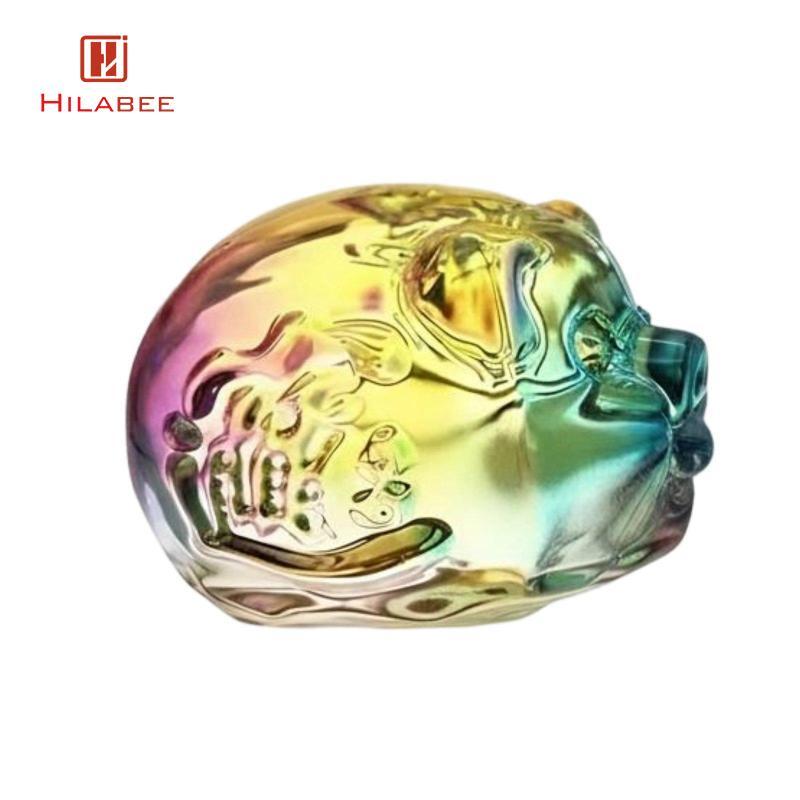 Tượng lợn pha lê, Trang trí lợn vàng, Lợn hoàng đạo, Vàng hiện đại 70mm