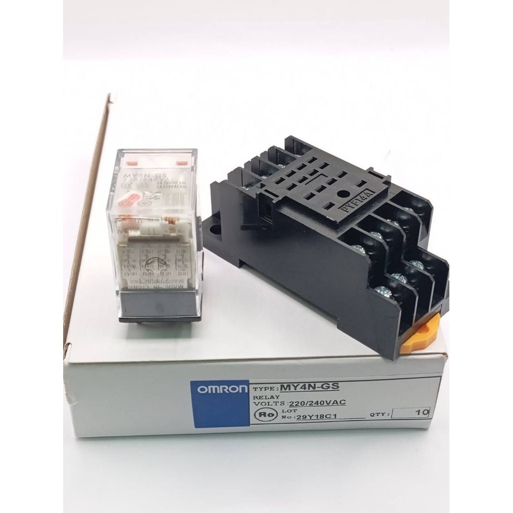 Rơle MY4N-GS + Chân bình thường MY4N-GS 14 Omron Có sẵn nhiều điện áp