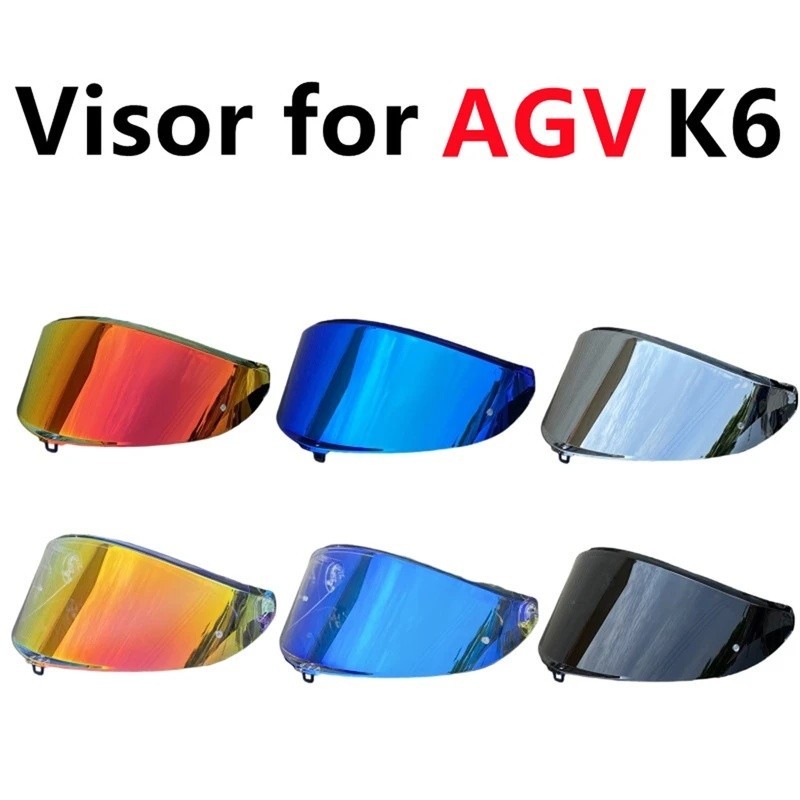 K6 Mũ Bảo Hiểm Lá Chắn Tấm Che Cho AGV K6S K6 Mũ Bảo Hiểm Ống Kính Mặt Chống Uv Visera Para Casco Mo