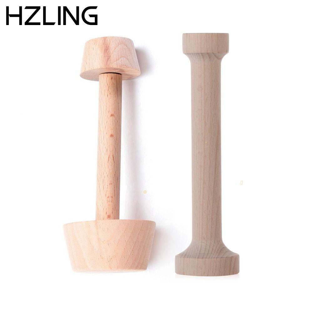 HZLING 2 Miếng Dán Thực Phẩm, Dụng Cụ Nhà Bếp Định Hình Nướng Bánh & Bàn Chải Bánh Ngọt Tart Tamper 