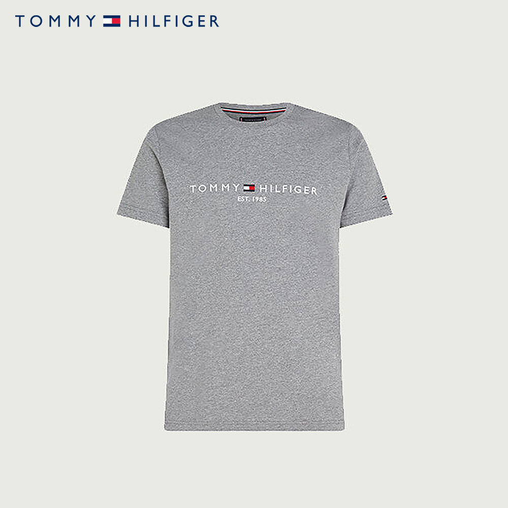 TOMMY HILFIGER - Áo Thun Nam Tay Ngắn Im Core Tommy Logo Tee MW0MW16171P91