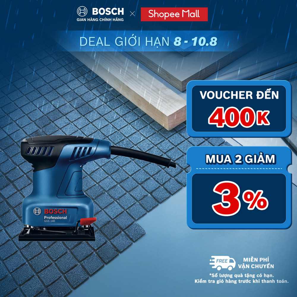 Máy chà nhám rung Bosch GSS 140