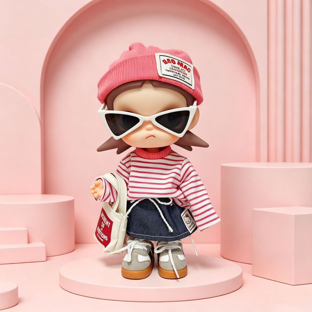 Zsiga Poseable Doll Quần áo BJD1 / 8 Zsiga Bộ áo Hoodie thông thường