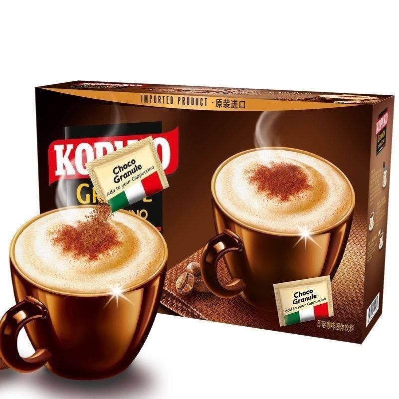 KOPIKO Indonesia KOPIKO Hero Cappuccino Cà phê 12 cốc Cà phê đóng hộp nhập khẩu Đồ ăn nhẹ 0809
