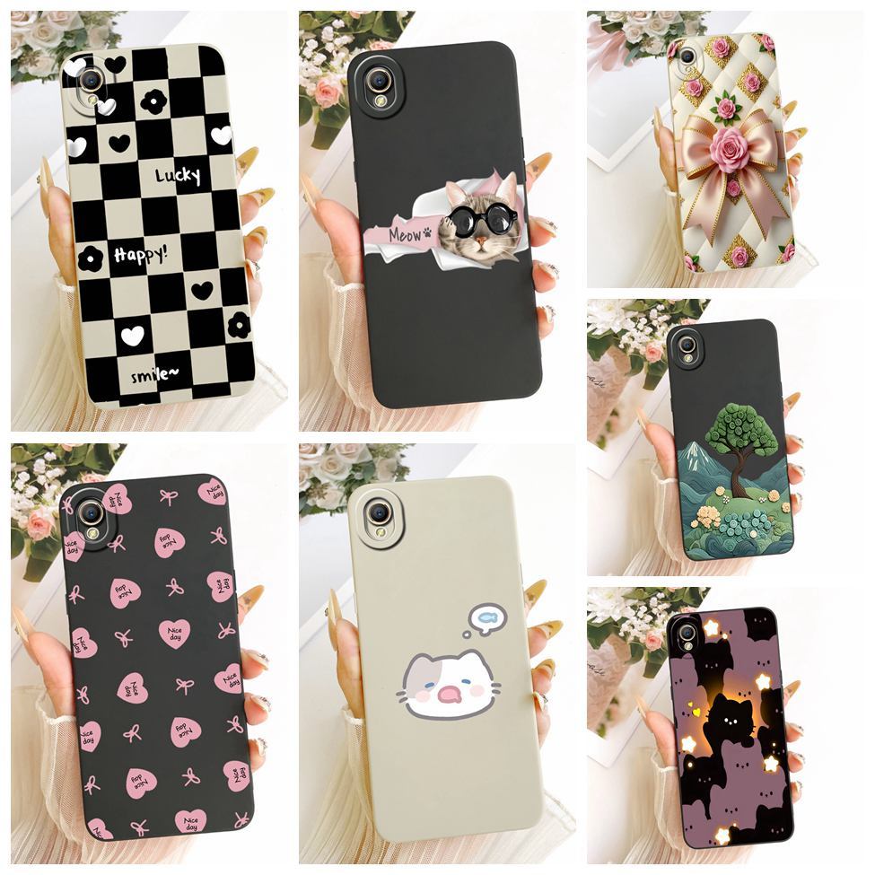 Dành Cho Oppo A37 Ốp Lưng Silicon Thời Trang Mèo Dễ Thương Họa Tiết Ngộ nghĩnh Vỏ Cho A37 Oppo A 37 