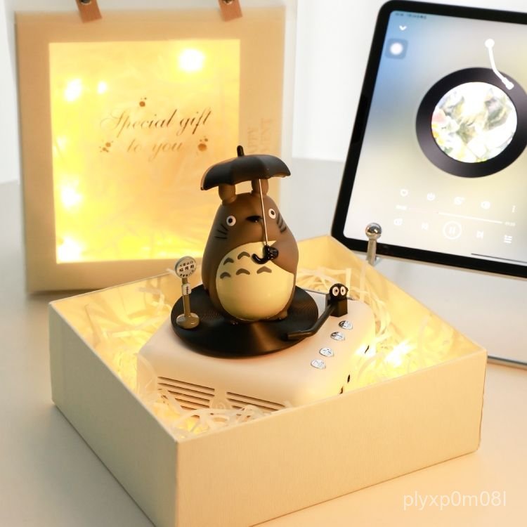 Loa bluetooth mini Totoro kieu dáng dia CD co dien de thuong qua tang sinh nhat co giao ban gai doc 