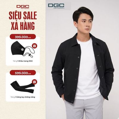 Áo jacket cổ đức DGC khoác ngoài với kiểu dáng trẻ trung năng động và chống bụi - WAJKBE108M-S