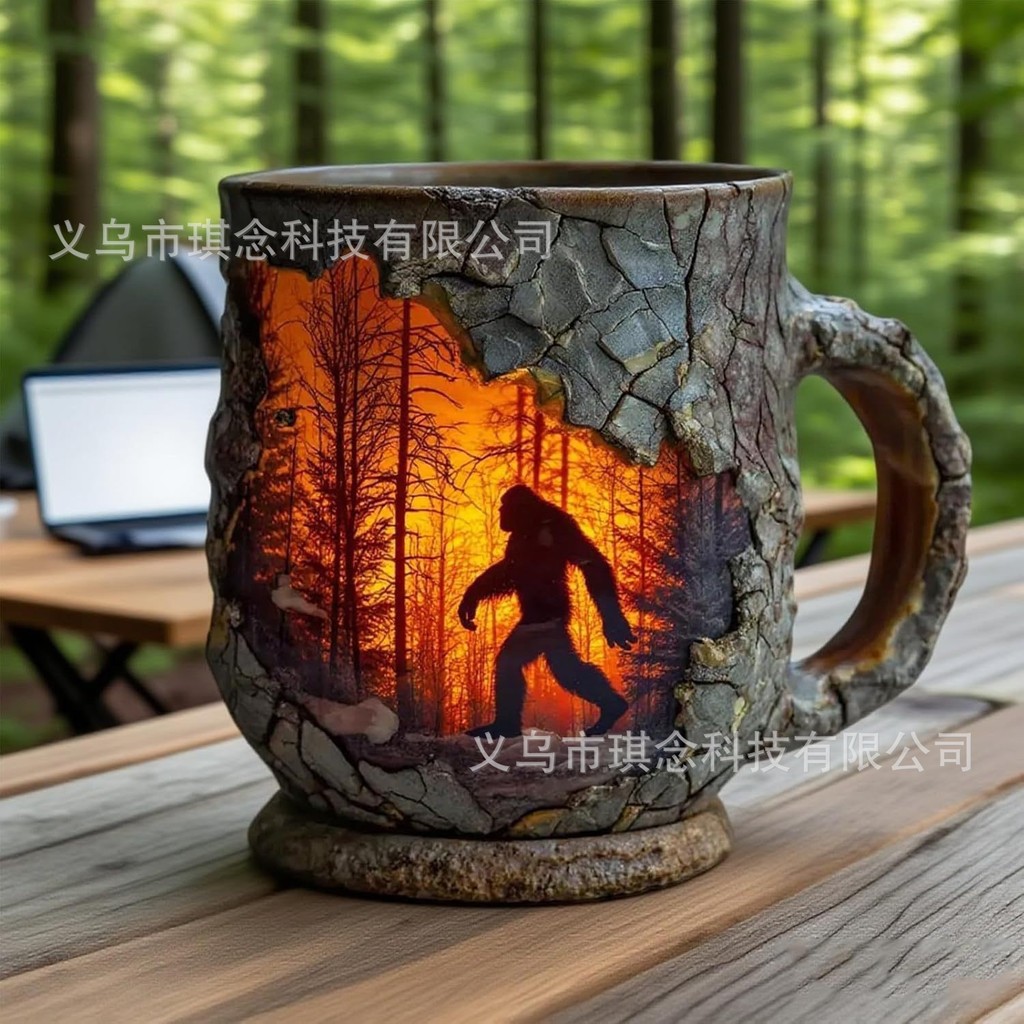 Bigfoot Forest Fire Mug Bigfoot Forest Fire Mug Home Desktop Mug