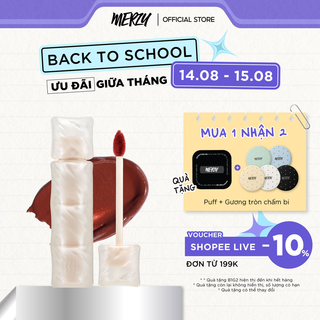 [SVIP x Merzy] Son Phao Merzy Puffer Mellow Tint 3.7g