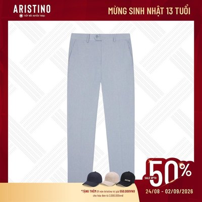 Quần âu nam ARISTINO Slim fit ôm vừa vặn, chất liệu mềm mại, thoáng khí ATRR17